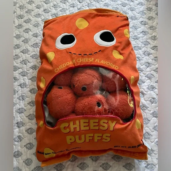 Yummy World Cheesy Puffs Plush - Picture 1 of 6